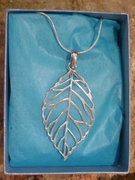 Silver Leaf Design Pendant