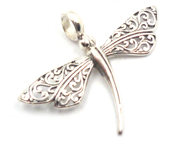 Sterling Silver Dragonfly Pendant