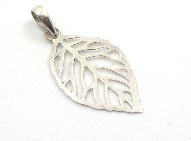 Sterling Silver Leaf Pendant (s)