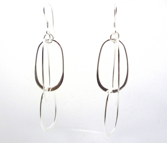 Sterling Silver Multi Loop Earrings