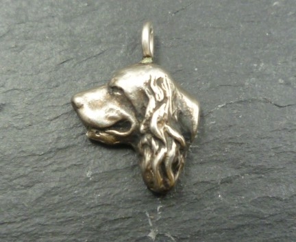 Sterling Silver Spaniel Pendant