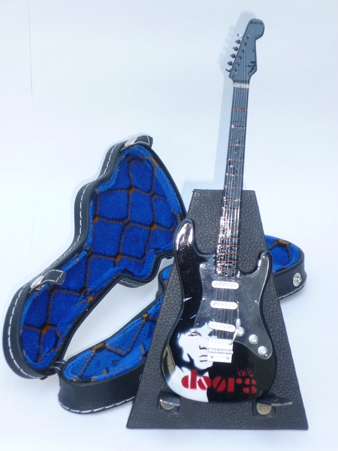 The Doors Miniature Electric Guitar With Case & Stand