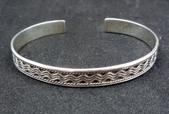 Sterling Silver Torque Bracelet (1)