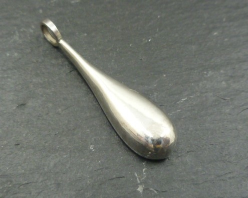 Sterling Silver Raindrop Pendant (m) 1