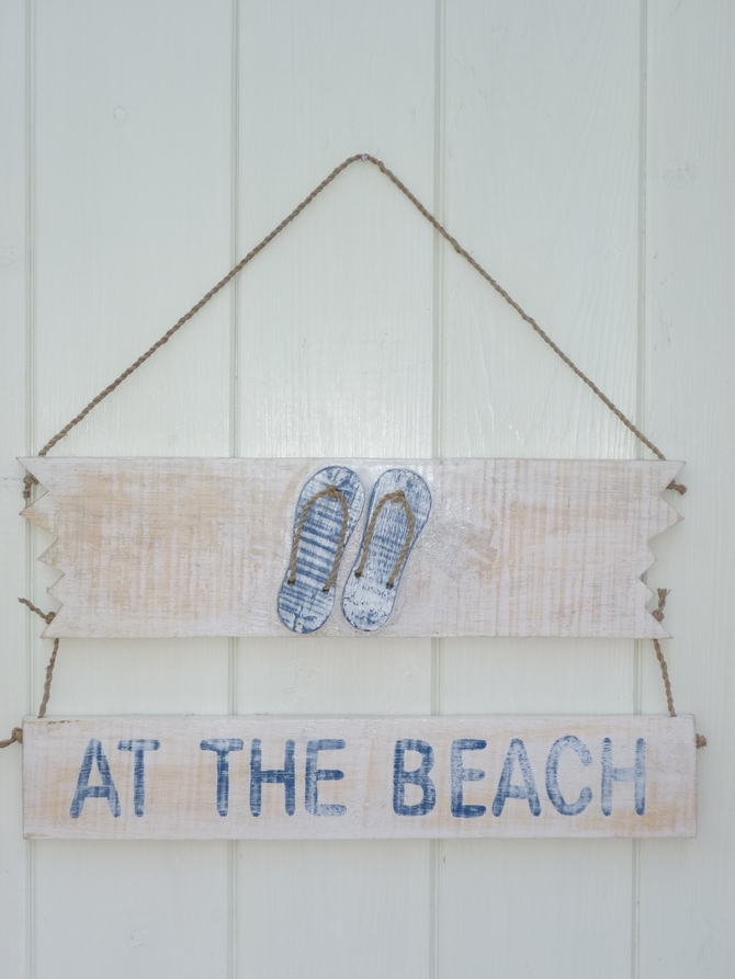 At The Beach Sign