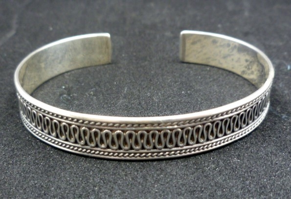 Sterling Silver Torque Bracelet (2)