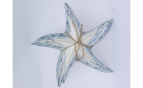 Set Of 3 Wooden Starfish