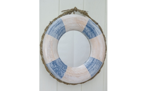 Wooden Nautical Mirror