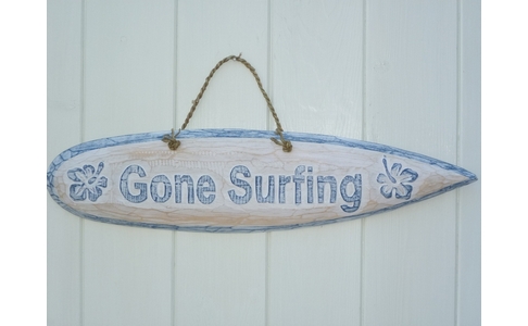 Gone Surfing Sign