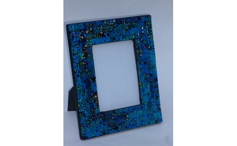 Turquoise Mosaic Tile Photo Frame