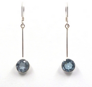 Silver Filigree Turquoise Earrings