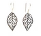 Sterling Silver Leaf Earrings (S)