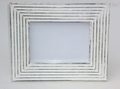 Vintage White Washed Wooden Photo Frame