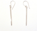 Heart Paua Shell & Silver Earrings